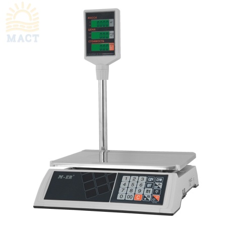 Весы M-ER 326 ACP-15.2 "Slim" LCD Белые+ фото